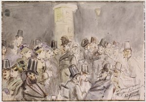 Un bulevar parisino, 1880 de Jean Louis Forain